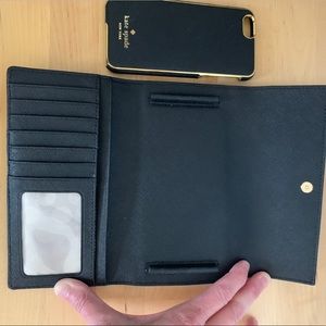 Kate Spade 6/6s iPhone wallet and case
